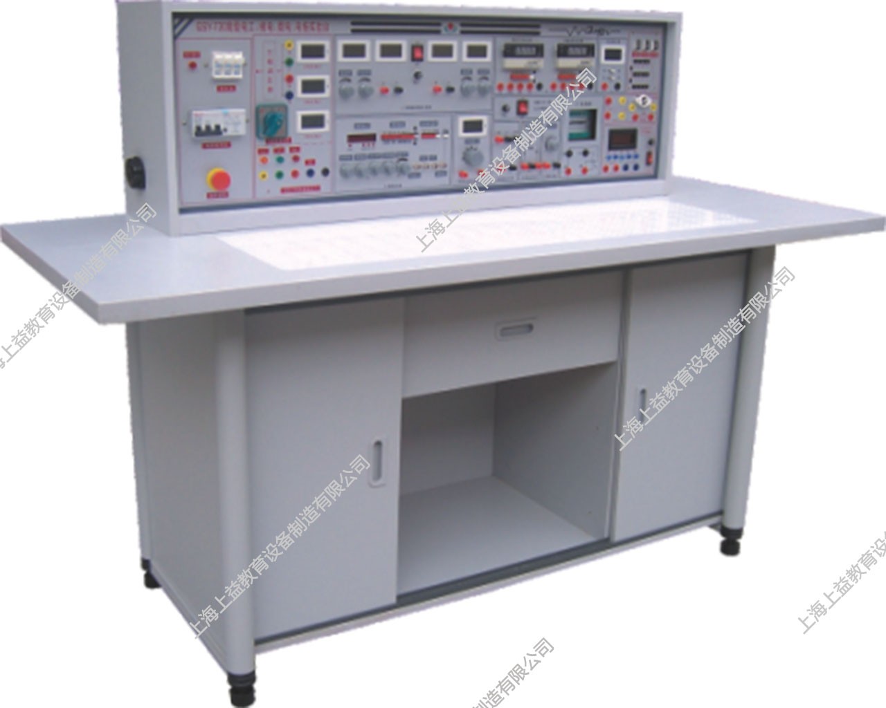 SYGJ-758D	高級電工、模電、數(shù)電、電力拖動實驗室成套設備（帶智能功率表，功率因數(shù)表）