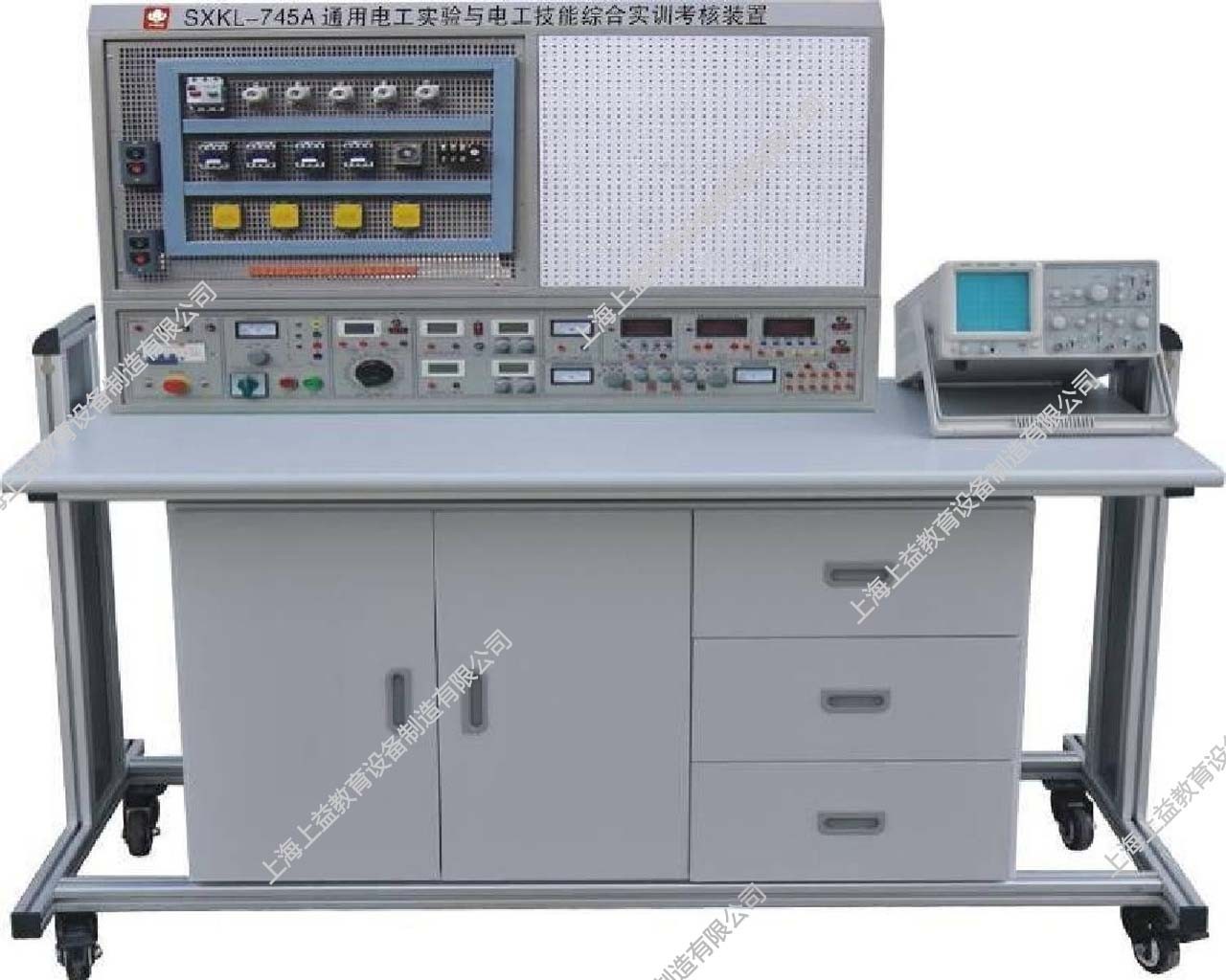 SYJNL-465B立式電工、模電、數(shù)電、電拖創(chuàng)新實驗與技能實訓考核綜合裝置